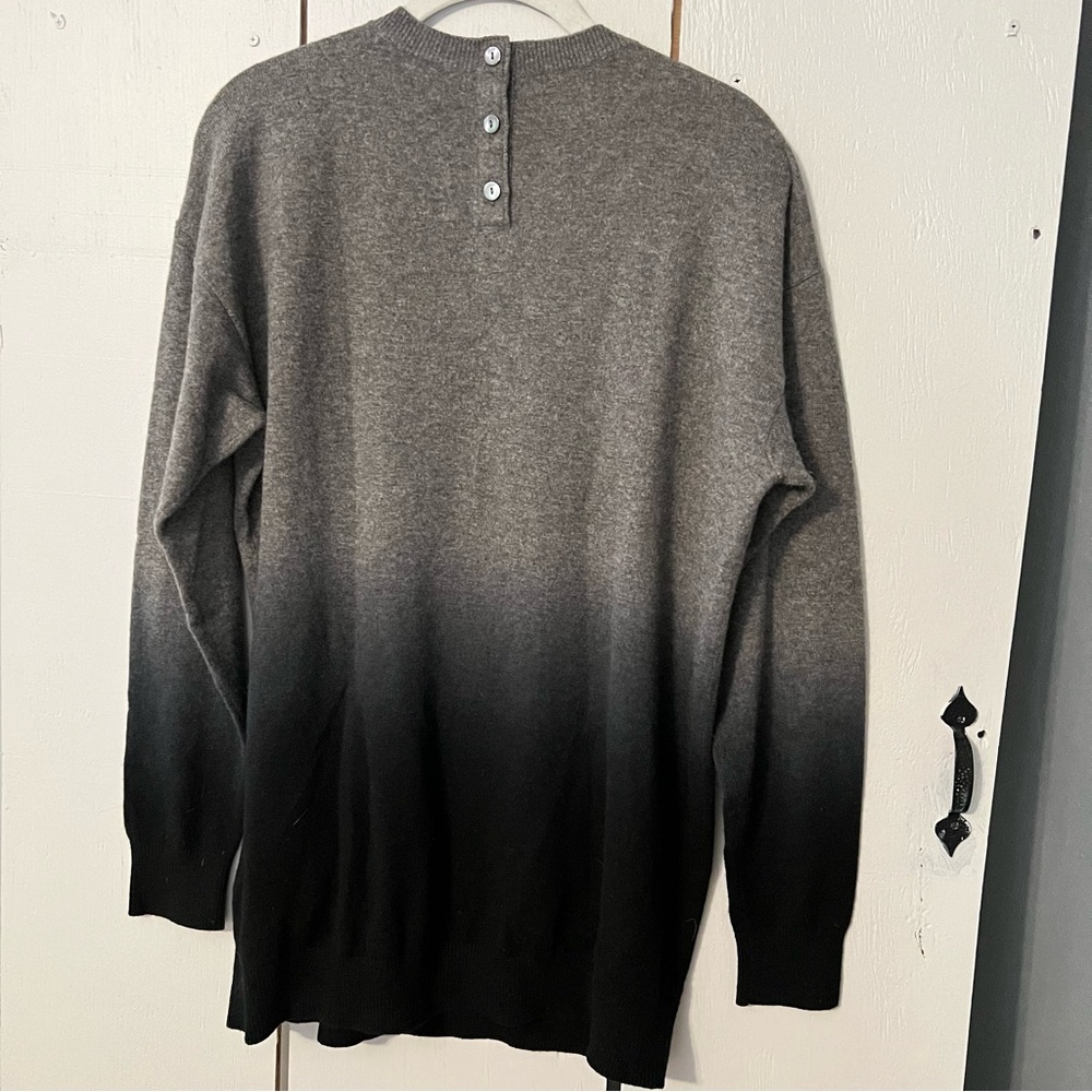 Vince Ombre Cashmere Sweater Tunic Dress Size M - Picture 2 of 10